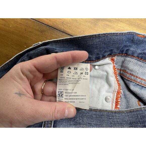 Hugo Boss HB25 Regular Fit Denim Jeans Men's Size 33x32 - Picture 5 of 11